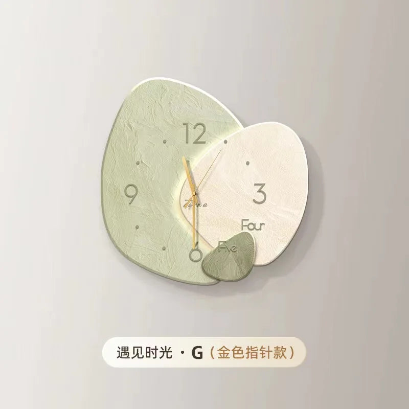 Elegant Nordic Style Wall Clock Unusual Quiet Large Gaming Room Wall Clock Decoration Aesthetic Reloj De Pared Decorations Home